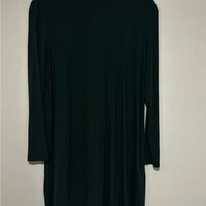 Elegant Long Sleeve Forest Green Dress